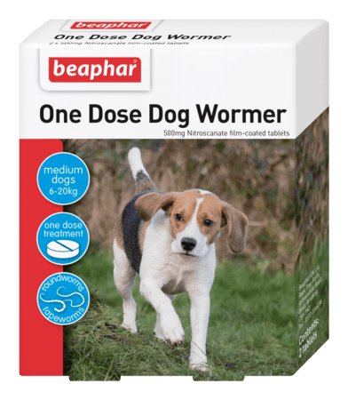 BEAPHAR One Dose Dog Wormer - Pets Villa