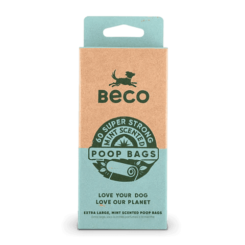 BECO Large Poop Bags | Mint Scented - Pets Villa