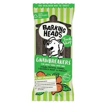 (Best Before 17/03/24) BARKING HEADS Tuck Shop - Gnawbreakers (FOR DOGS OVER 10KG) - Pets Villa