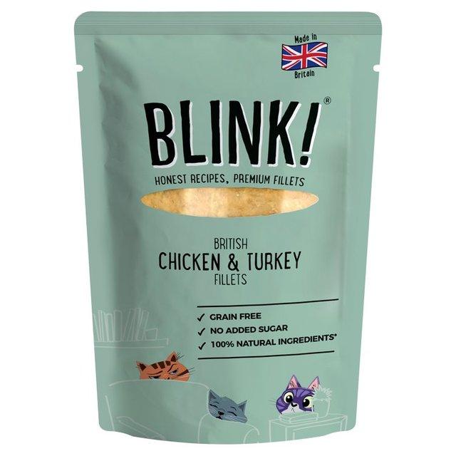 BLINK Chicken & Turkey Fillets Wet Cat Food Pouch 85g - Pets Villa