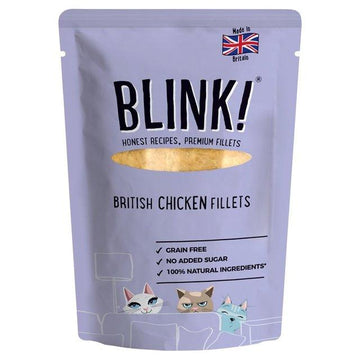 BLINK Wet Cat Food British Chicken Fillets In Jelly Pouch 85G - Pets Villa