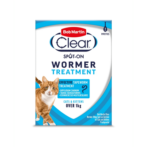 BOB MARTIN Clear Spot-On Wormer for Cats & Kittens - Pets Villa