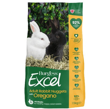 Burgess Excel Adult Rabbit Nuggets With Oregano 15KG