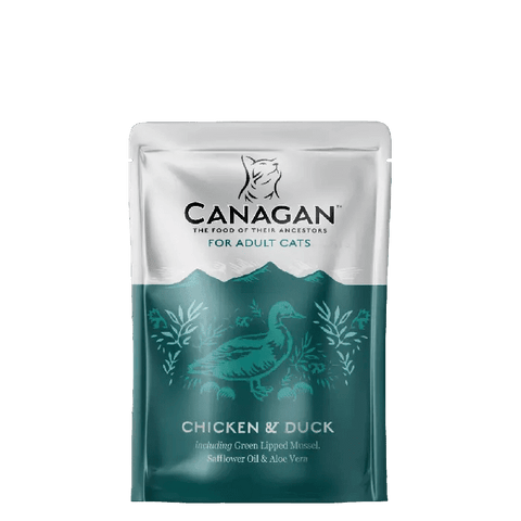 CANAGAN Chicken & Duck 8 x 85g Pouches - Pets Villa