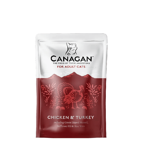 CANAGAN Chicken & Turkey 8 x 85g pouches - Pets Villa