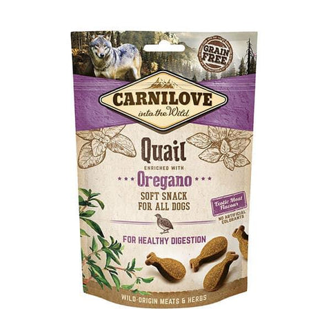 CARNILOVE Dog Soft Snack Quail with Oregano - Pets Villa