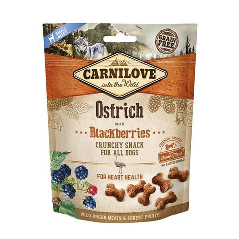 CARNILOVE Ostrich with Blackberries Dog Treat - Pets Villa