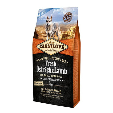 CARNILOVE Fresh Ostrich and Lamb for Small Breed Dogs - Pets Villa