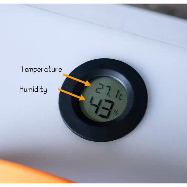 Humidity Indicator Castel Castle Style Cat Carrier with Temperature & Humidity Display – Pets Villa