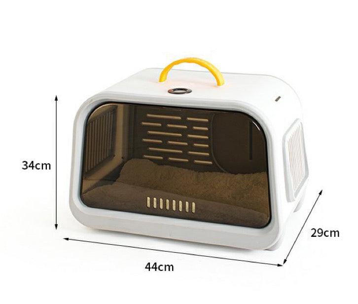 Castle Style Cat Carrier with Temperature & Humidity Display - Pets Villa