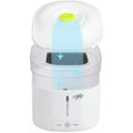 Cat drinking clean, filtered water from ALL FOR PAWS UV disinfection pet fountain