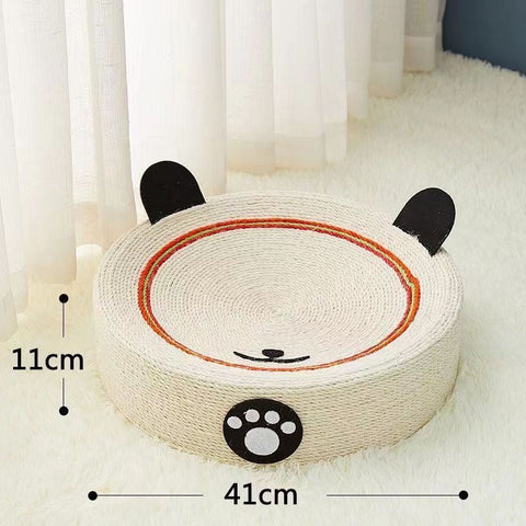 Cat Head / Panda Sisal Cat Scratcher - Pets Villa