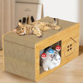 Cat Nest with Scratcher - Pets Villa