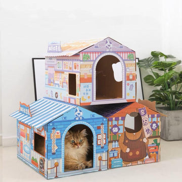 Cat Shop Style Scratcher - Pets Villa