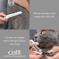 CATIT 2.0 Shorthair Grooming Kit - Pets Villa