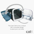 CATIT Cabrio Cat Carrier - Alternative product image of the 360 degree design. This is a product of Pets Villa.