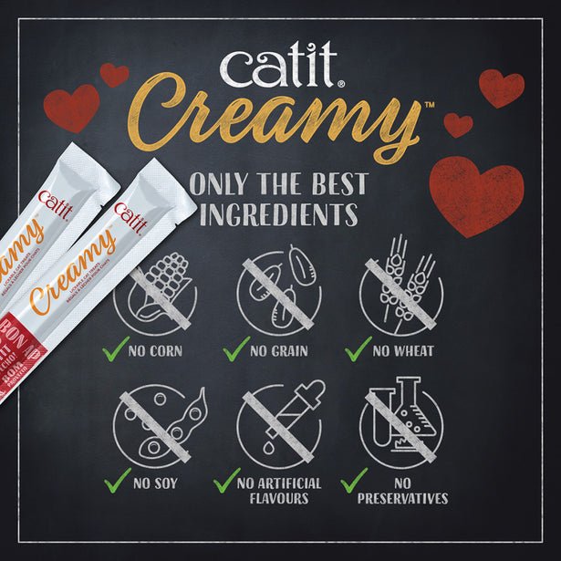 CATIT Creamy Tubes Mega Mix (50x10g) - alternative product image. This is a product of Pets Villa.
