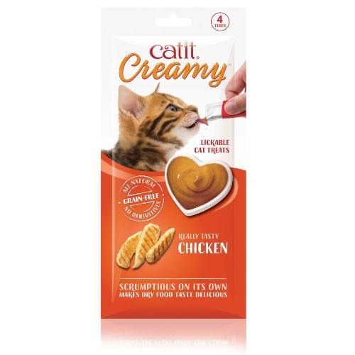 CATIT Creamy Treats Chicken 4 x 10g - Pets Villa
