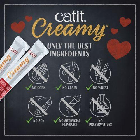 CATIT Creamy Treats Chicken 4 x 10g - Pets Villa