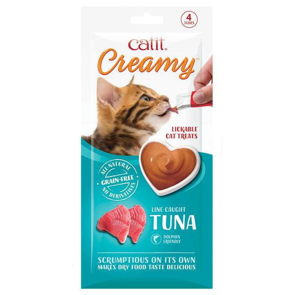 CATIT Creamy Treats Tuna 4x10g - Pets Villa