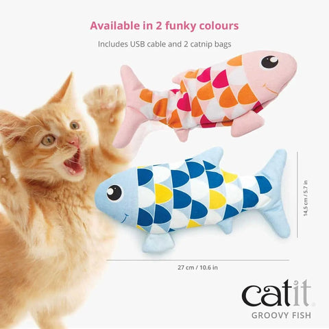 CATIT Groovy Fish - Pets Villa