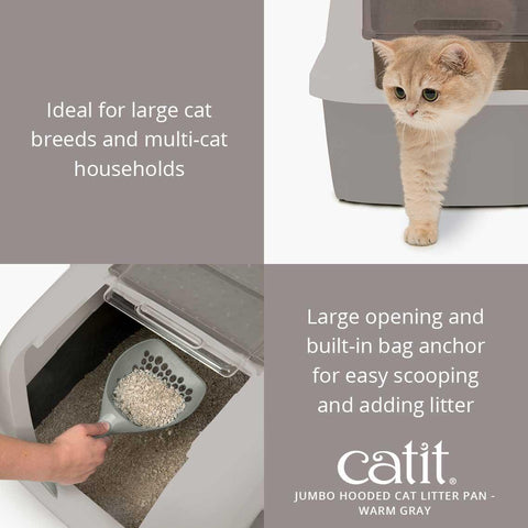 CATIT Hooded Jumbo Litter Box - Pets Villa
