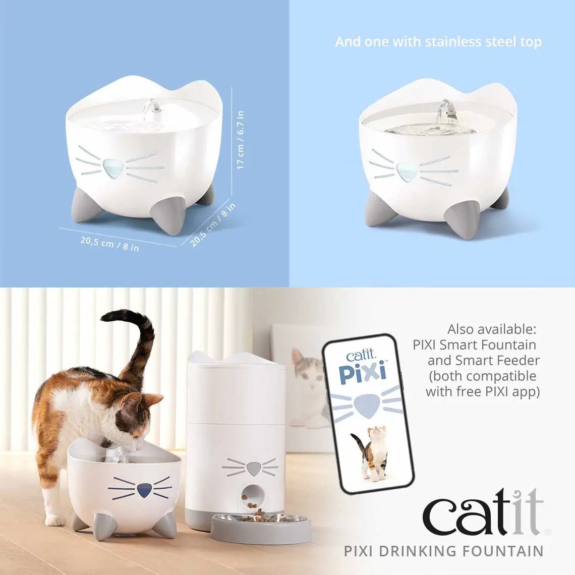 CATIT PIXI Drinking Water Fountain - Pets Villa