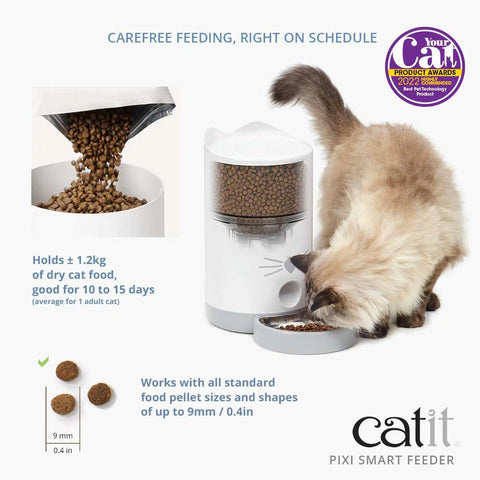 CATIT PIXI Smart Dry Cat Food Feeder - Pets Villa