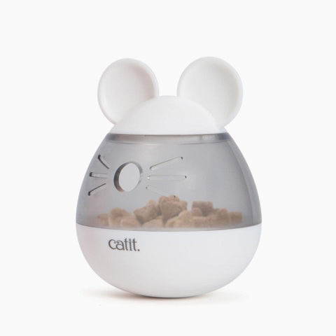 CATIT Pixi Treat Dispenser, Mouse, White - Pets Villa