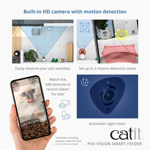 Catit Pixi Vision Smart Dry Food Feeder With Camera 04