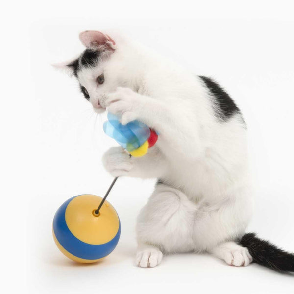 CATIT Play Interactive Grass Circuit Ball Cat Toy 