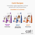 CATIT Recipes Adult Poultry Cat Food - This cat food comes in two sizes, 400g and 2kg, bags shown. This is a product of Pets Villa.