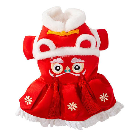 Chinese Spring Festival Dress - Pets Villa