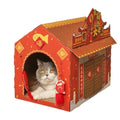 Chinese Spring Festival Special Edition Cat Scratcher - Pets Villa