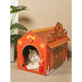 Chinese Spring Festival Special Edition Cat Scratcher - Pets Villa