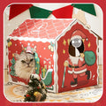 Christmas Cat Scratcher House - Pets Villa