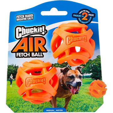 CHUCKIT! Air Fetch Ball Medium 2Pk