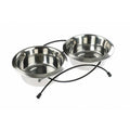 CLASSIC Anti-tip Twin Feed & Dishes - Pets Villa