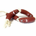 CLASSIC Vinyl Sausage Rope Tug - Pets Villa