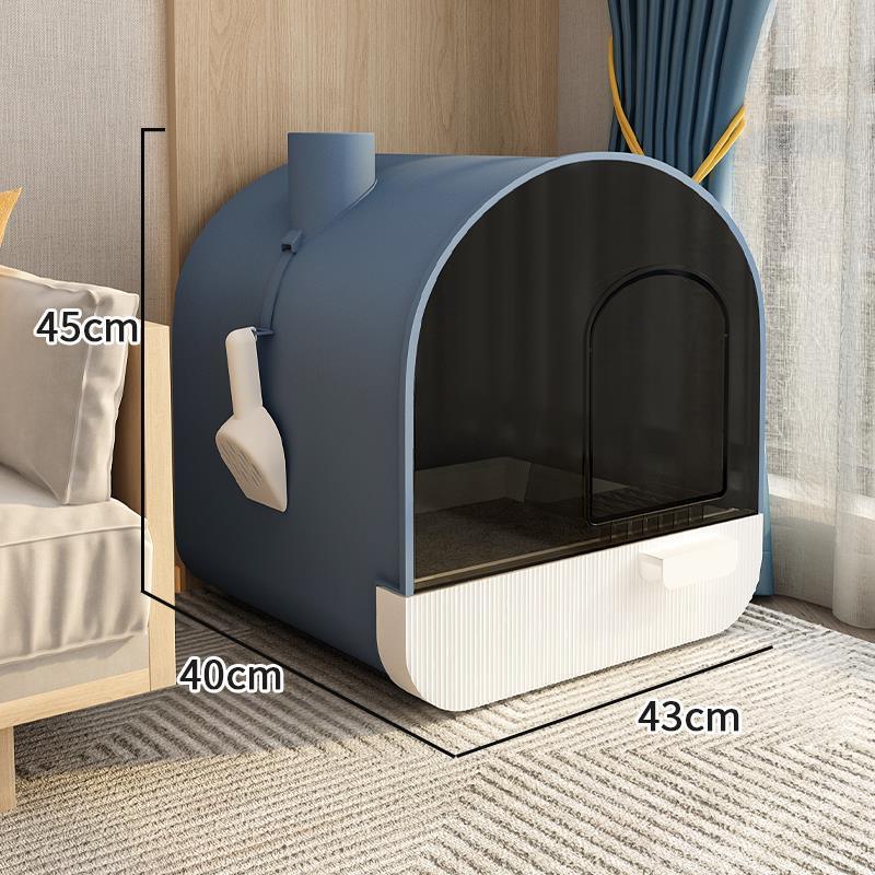 Hooded kitty hot sale litter box