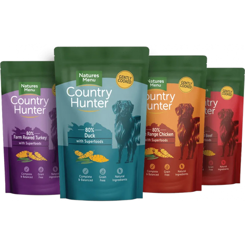 COUNTRY HUNTER Grain-free Adult Wet Dog Food in Pouches - Superfood Selection - Pets Villa