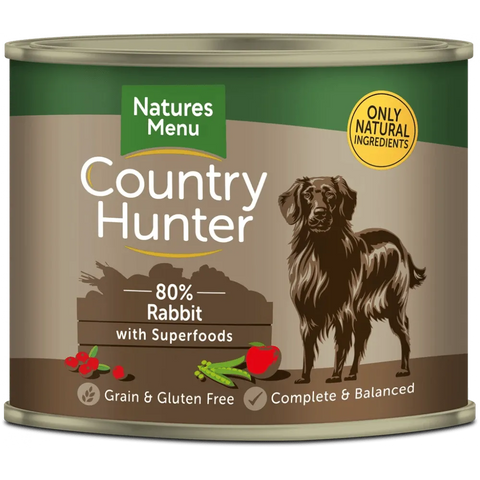 NATURES MENU Country Hunter Rabbit with Super Food for Adult Dog - Pets Villa