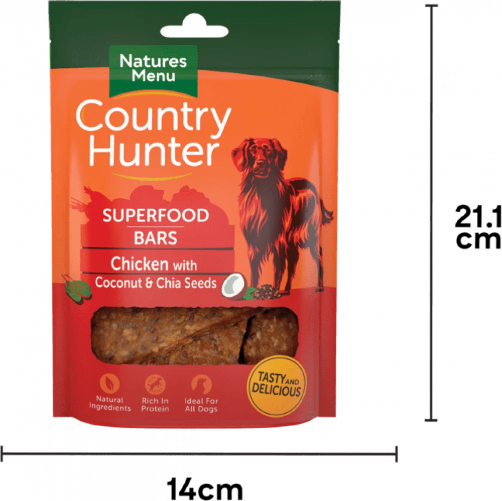 COUNTRY HUNTER Superfood Bars Chicken For Adult Dogs - Pets Villa