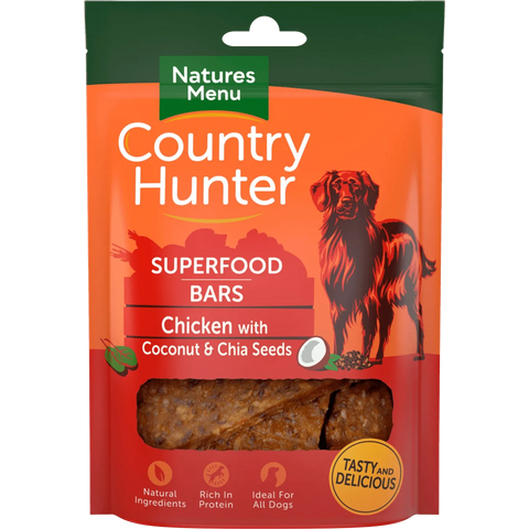 COUNTRY HUNTER Superfood Bars Chicken For Adult Dogs - Pets Villa