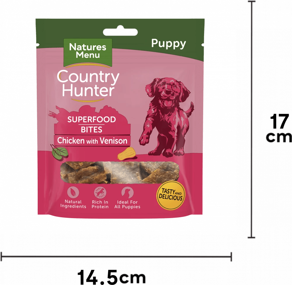 COUNTRY HUNTER Superfood Bars Chicken With Venison For Puppies - Pets Villa