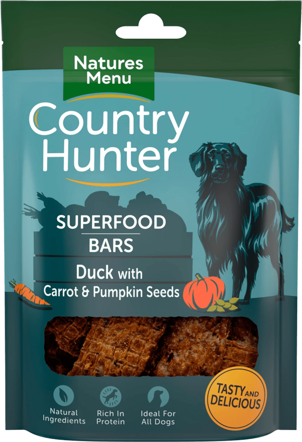 COUNTRY HUNTER Superfood Bars Duck For Adult Dogs - Pets Villa