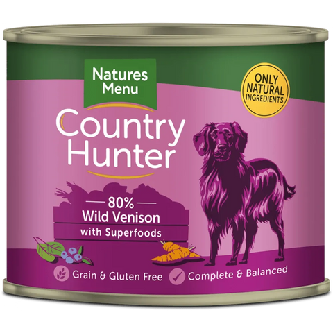 NATURES MENU Country Hunter Wild Venison with Superfoods for Adult Dogs - Pets Villa