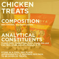 COYA Chicken Treats with Sweet Potato 40g - Product image showing composition. This is a product of Pets Villa. 