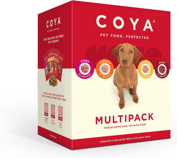 COYA Freeze-Dried Raw Adult Dog Food Multipack - Product image. This is a product of Pets Villa.