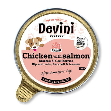 DEVINI Chicken & Salmon for Dogs 85g - Pets Villa